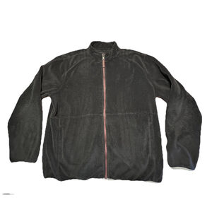 True Grit Men’s Full Zip Fleece Jacket Size XL Gray Aztec Zipper Preppy Gorpcore